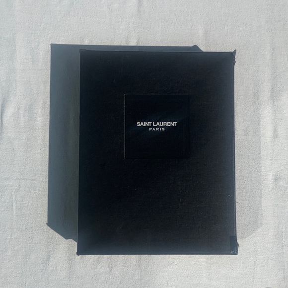 SOLD Authentic Saint Laurent Black Mid-Calf Boots - Picture 10 of 16